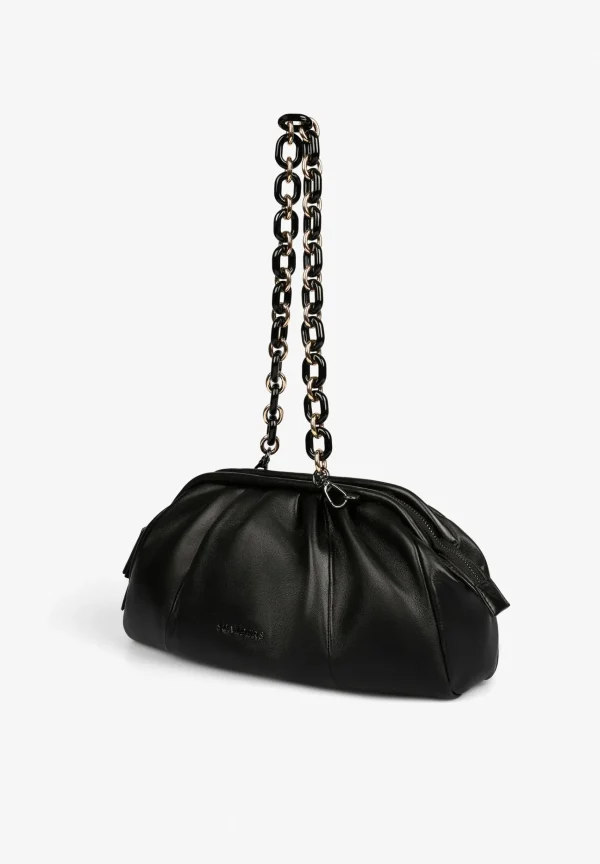 scalperscompany Bolso Clutch Piel Frunces-Mujer Coleccion
