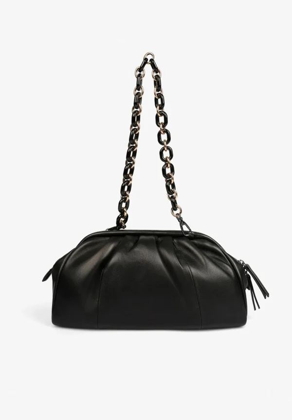 scalperscompany Bolso Clutch Piel Frunces-Mujer La Gran Fiesta