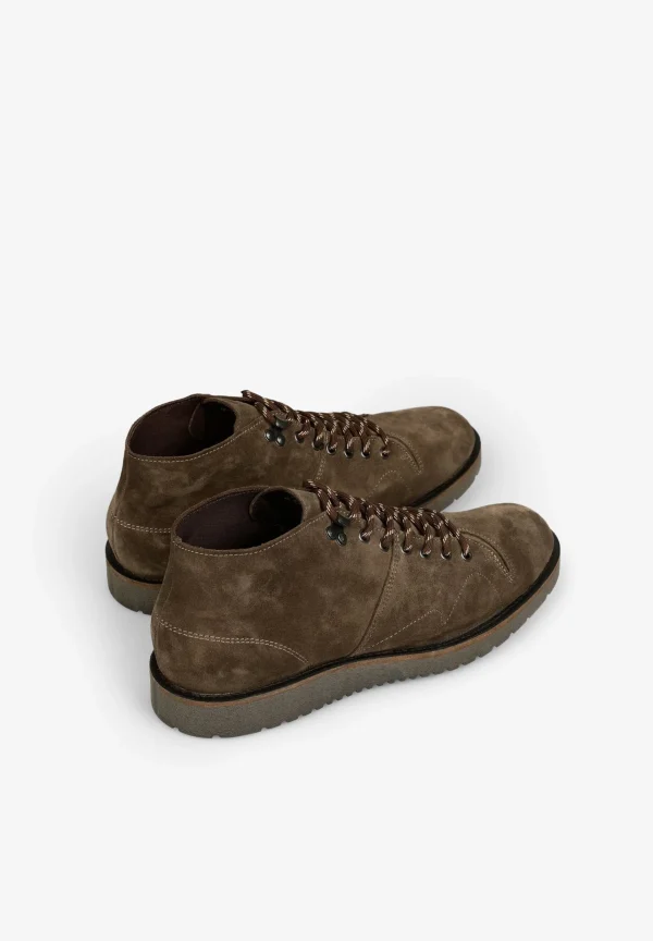 scalperscompany Botas Ante Cordones-Hombre Casual