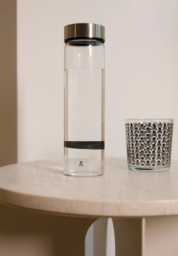 scalperscompany Botella Vidrio Calavera-Home Cristaleria