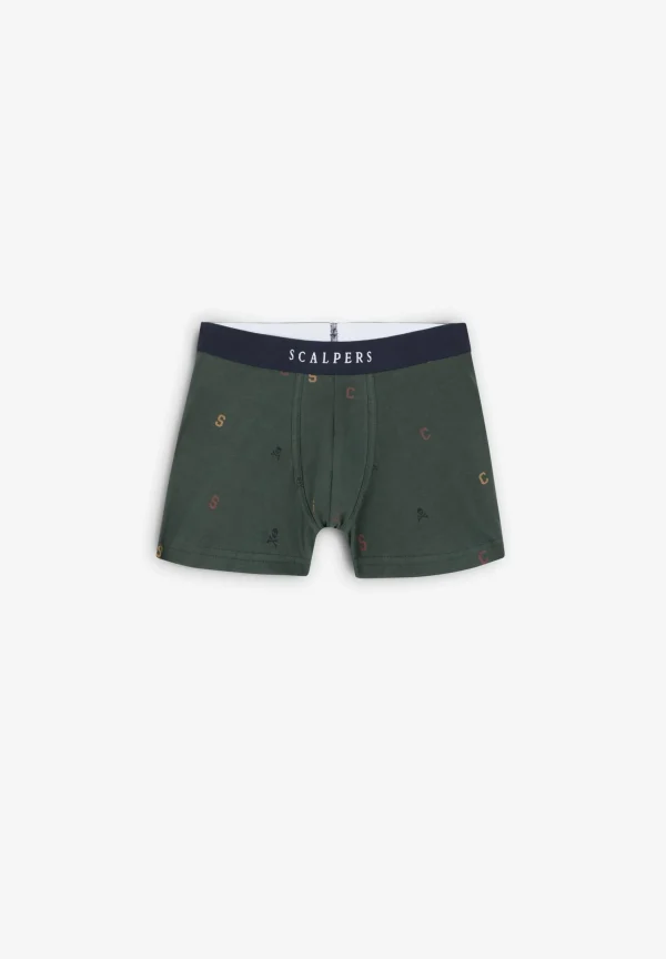 scalperscompany Boxer Logo Calavera-Hombre Boxer