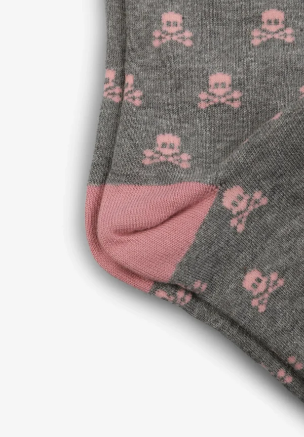 scalperscompany Calcetines Calavera All Over-Niños Calcetines