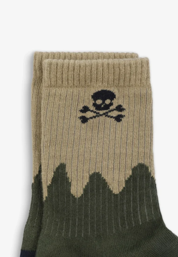 scalperscompany Calcetines Calavera Bicolor-Niños Calcetines