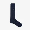 scalperscompany Calcetines Calavera Puntos-Hombre Calcetines
