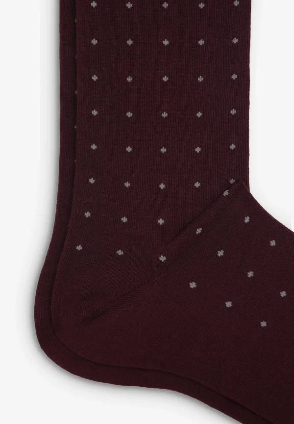 scalperscompany Calcetines Calavera Puntos-Hombre Calcetines