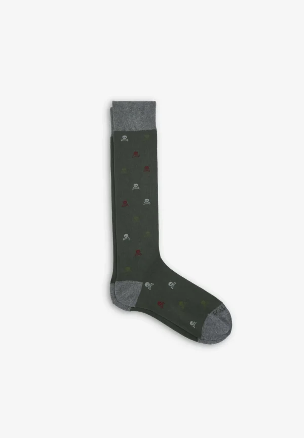 scalperscompany Calcetines Calaveras-Hombre Calcetines
