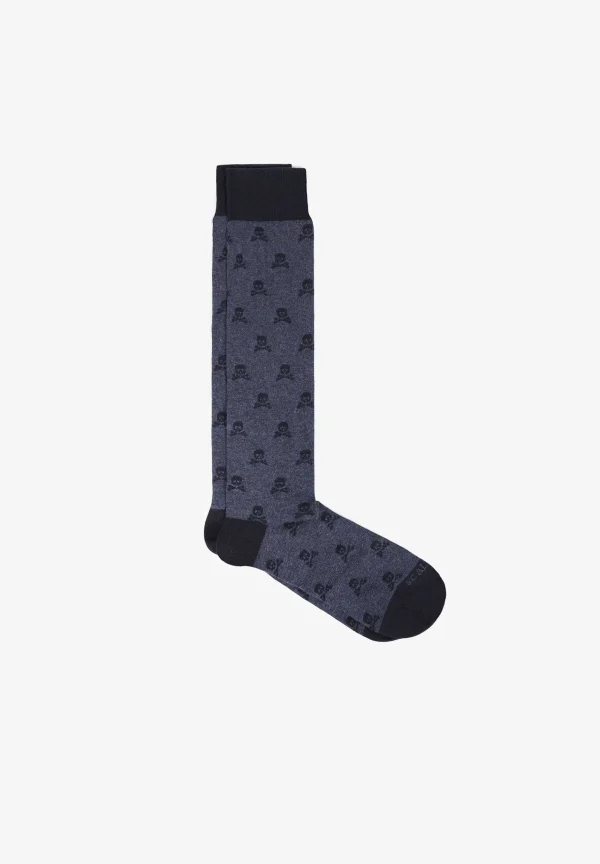scalperscompany Calcetines Calaveras All Over-Niños Calcetines