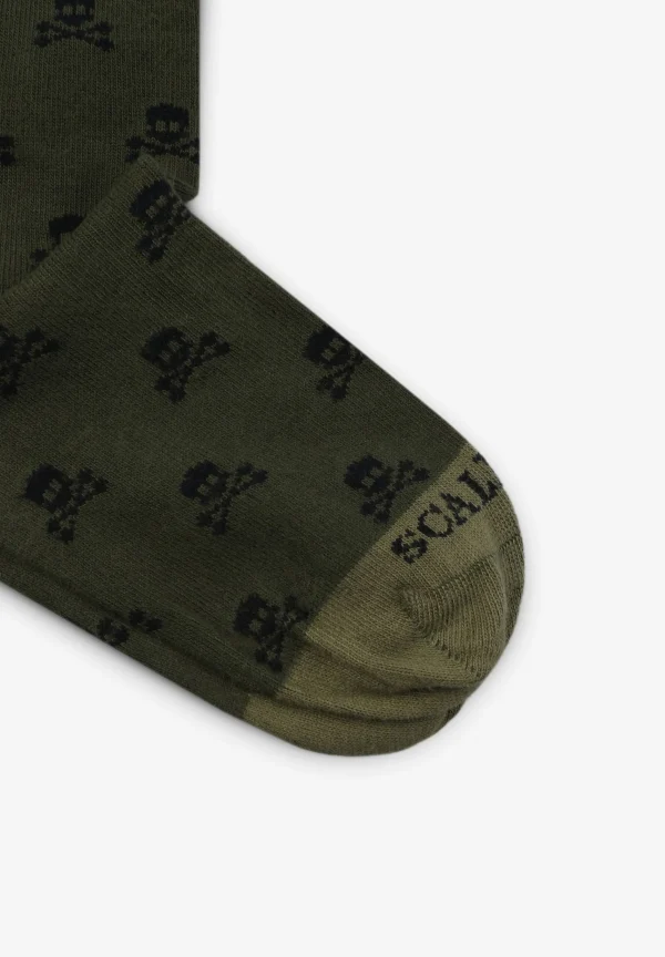 scalperscompany Calcetines Calaveras All Over-Niños Calcetines