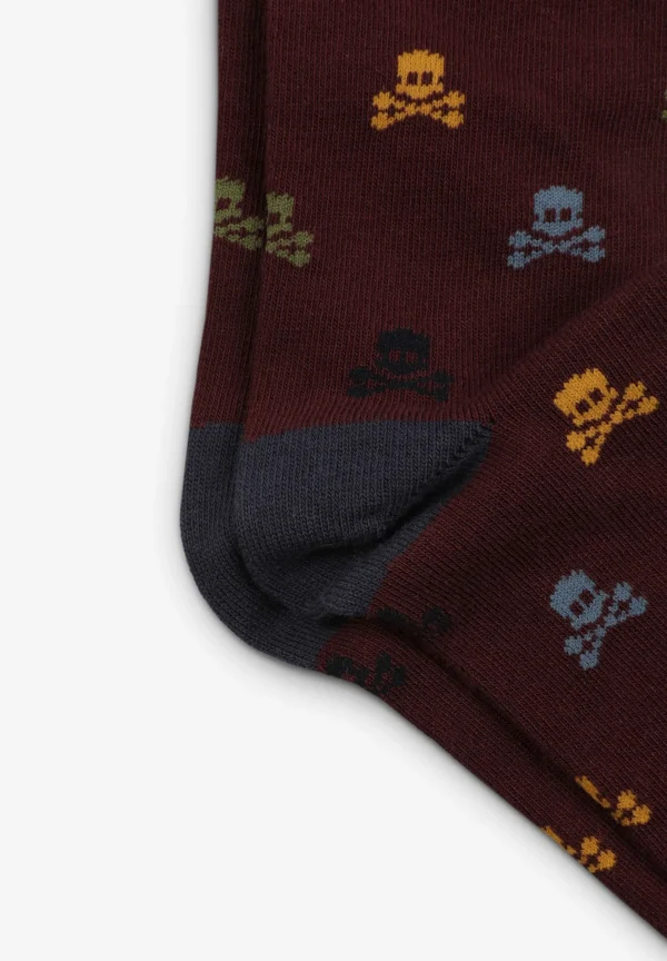 scalperscompany Calcetines Calaveras Multicolor All Over-Niños Calcetines