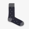 scalperscompany Calcetines Letras Calaveras-Hombre Calcetines