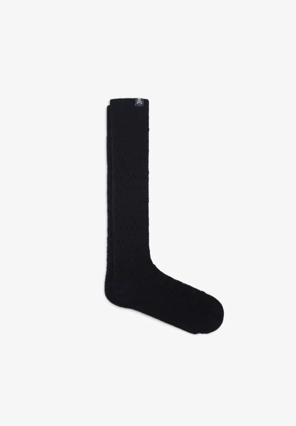 scalperscompany Calcetines Punto Estructura-Hombre Calcetines
