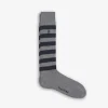 scalperscompany Calcetines Rayas Calavera-Hombre Calcetines