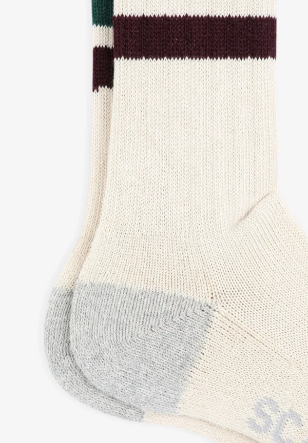 scalperscompany Calcetines Rayas Sport-Hombre Calcetines