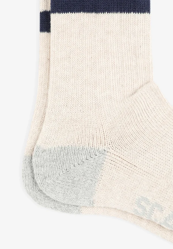 scalperscompany Calcetines Rayas Sport-Hombre Calcetines