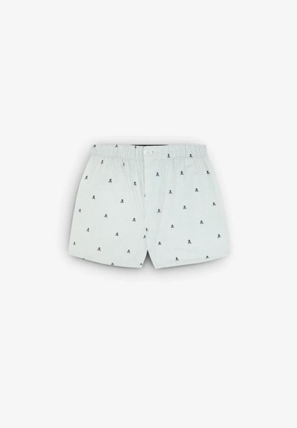 scalperscompany Calzoncillo Vichy Calavera-Hombre Boxer