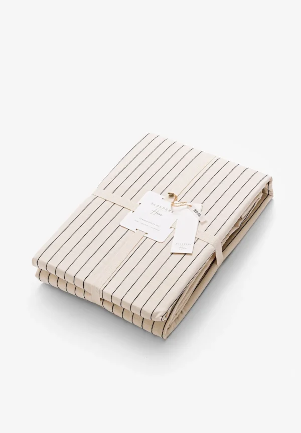 scalperscompany Cama 150 Cm | Set Funda Nordica Y Almohadas Rayas-Home Fundas Nordicas