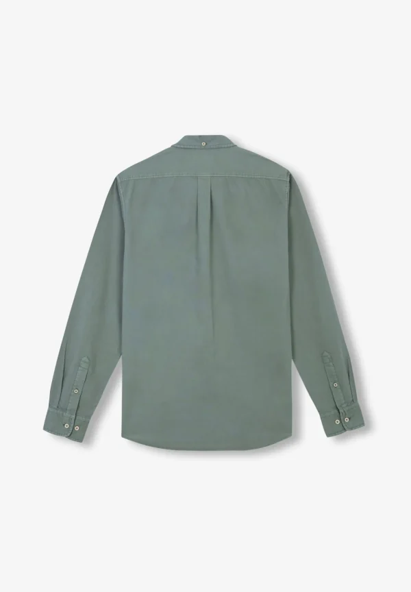 scalperscompany Camisa Bolsillo Cuello Botones-Hombre Camisas