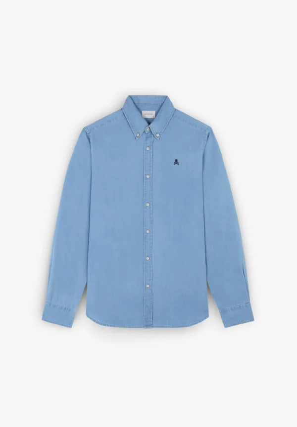 scalperscompany Camisa Botones-Hombre Camisas