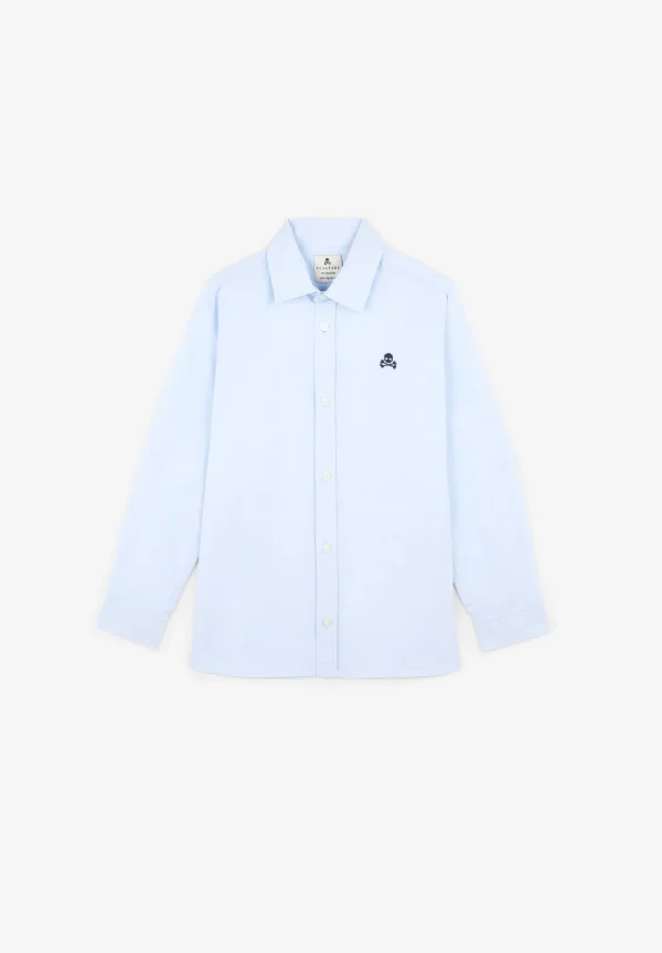 scalperscompany Camisa Calavera Contraste-Niños Camisas