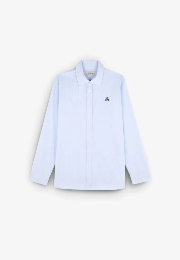 scalperscompany Camisa Calavera Contraste-Niños Camisas