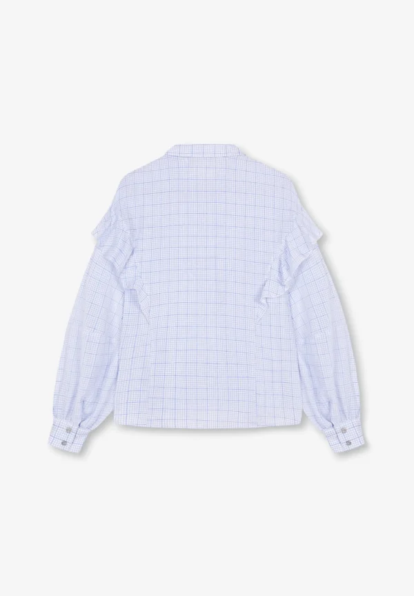 scalperscompany Camisa Canesu Volante-Mujer Camisas Y Blusas