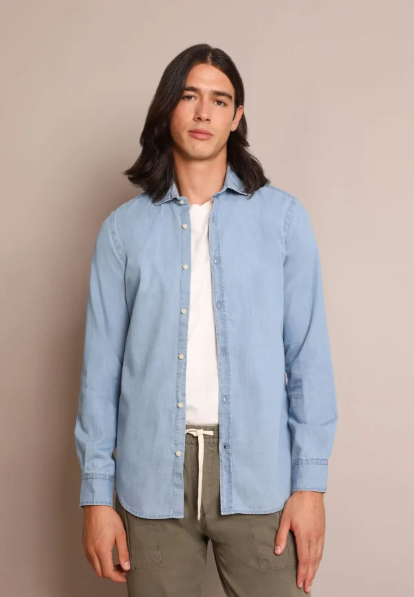 scalperscompany Camisa Clasica-Hombre Camisas
