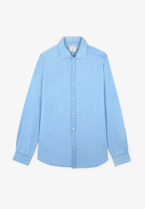 scalperscompany Camisa Clasica-Hombre Camisas