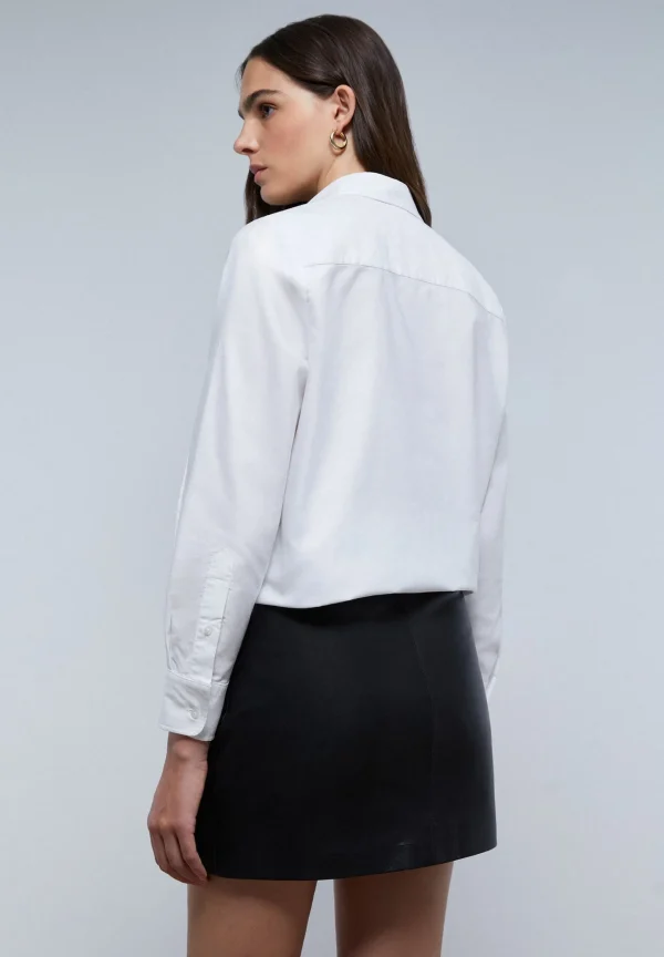 scalperscompany Camisa Clasica Bordado Pecho-Mujer Camisas Y Blusas