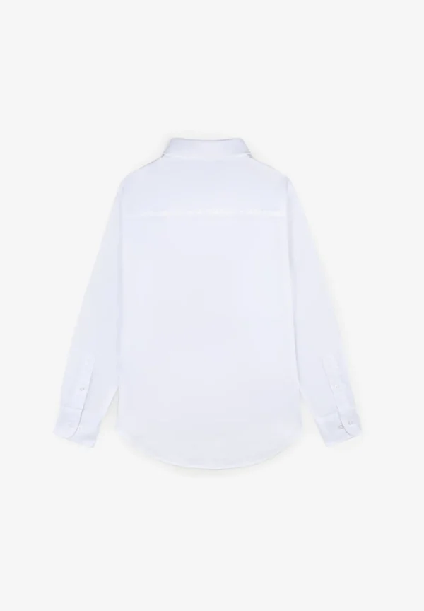 scalperscompany Camisa Clasica Bordado Pecho-Mujer Camisas Y Blusas
