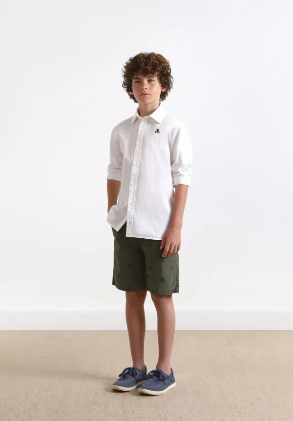 scalperscompany Camisa Clasica Calavera-Niños Camisas