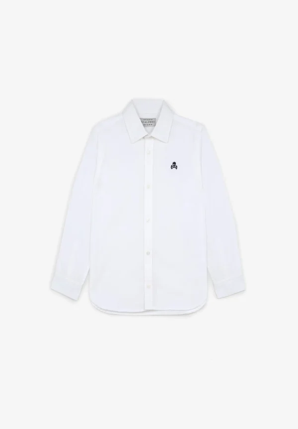 scalperscompany Camisa Clasica Calavera-Niños Camisas