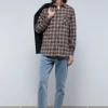 scalperscompany Camisa Cuadros Bolsillo-Hombre Camisas