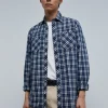 scalperscompany Camisa Cuadros Bolsillos-Hombre Camisas