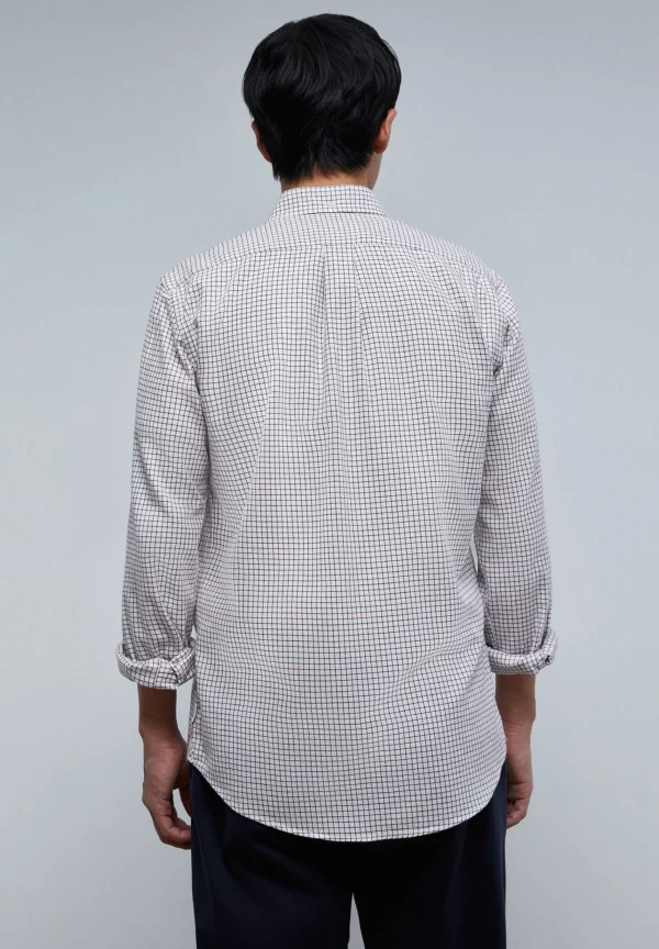 scalperscompany Camisa Cuadros Calavera Contraste-Hombre Camisas