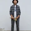 scalperscompany Camisa Cuadros Tartan-Niños Camisas