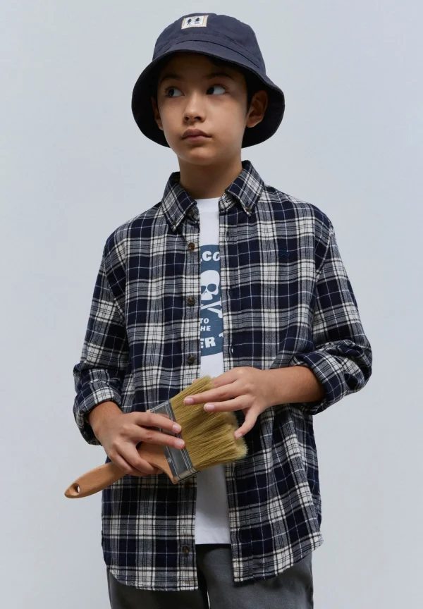 scalperscompany Camisa Cuadros Tartan-Niños Camisas