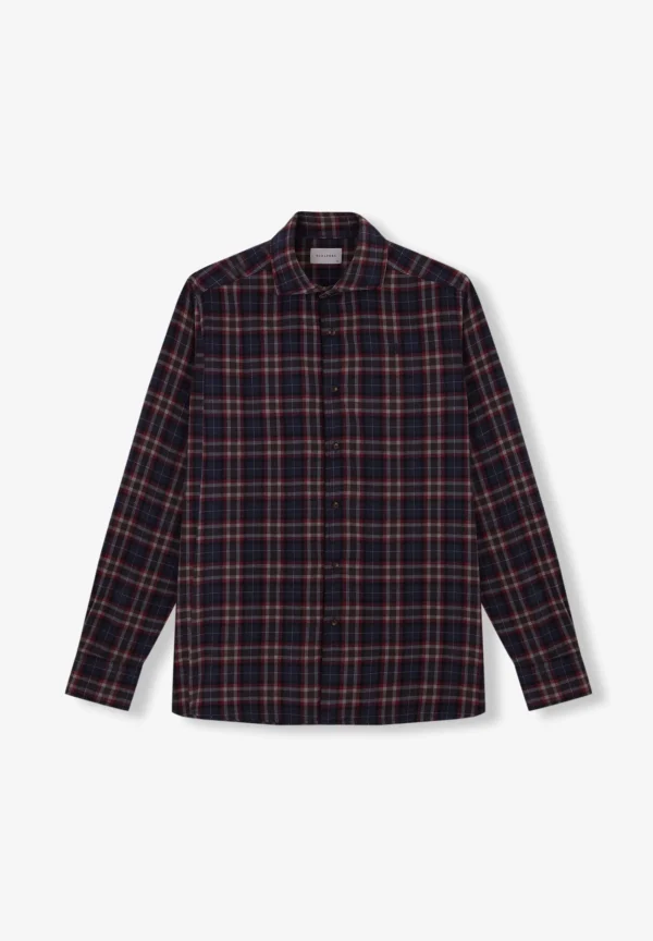 scalperscompany Camisa Cuadros Tartan Calavera-Hombre Big And Tall