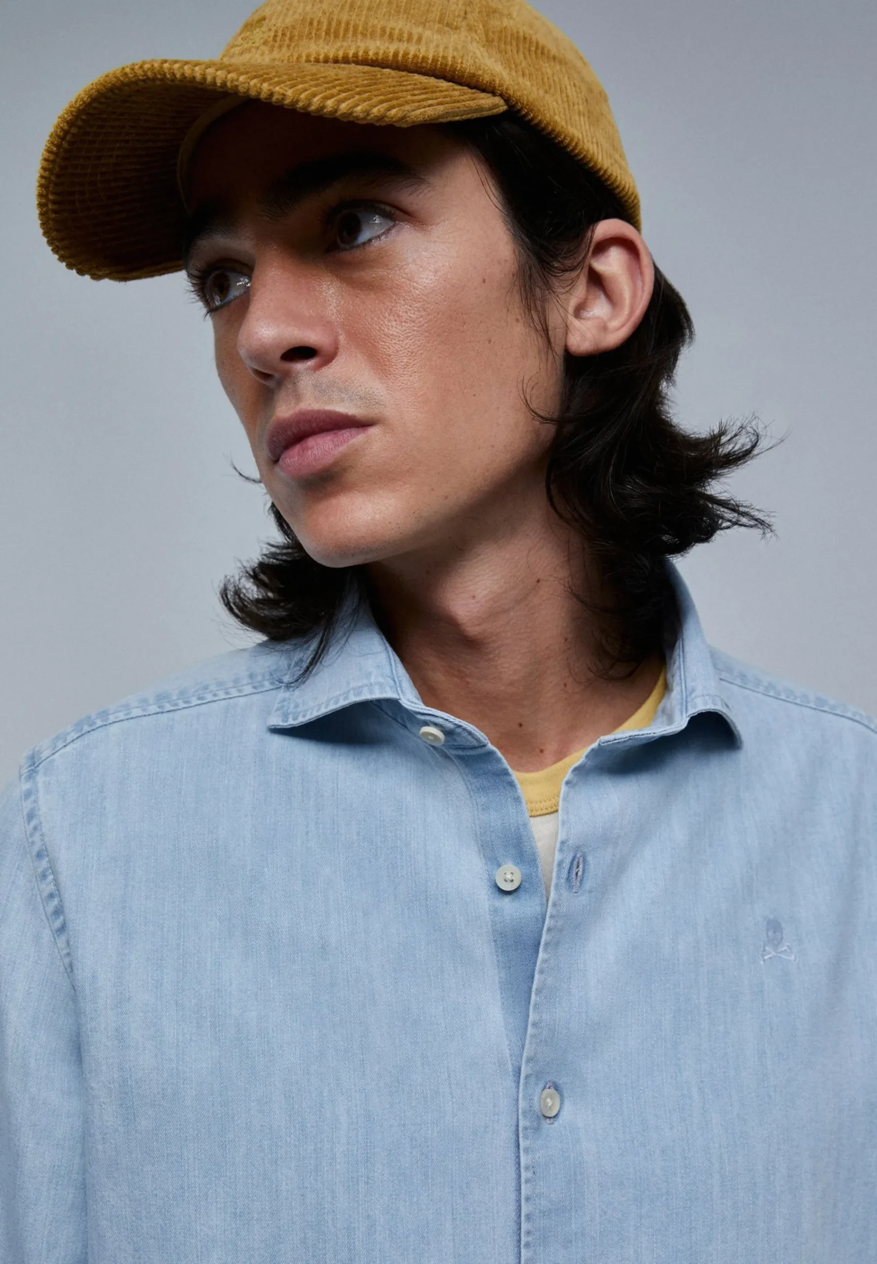 camisa_denim_lavada_calav_2.webp scalperscompany Camisa Denim Lavada Calavera Tono-Hombre Camisas
