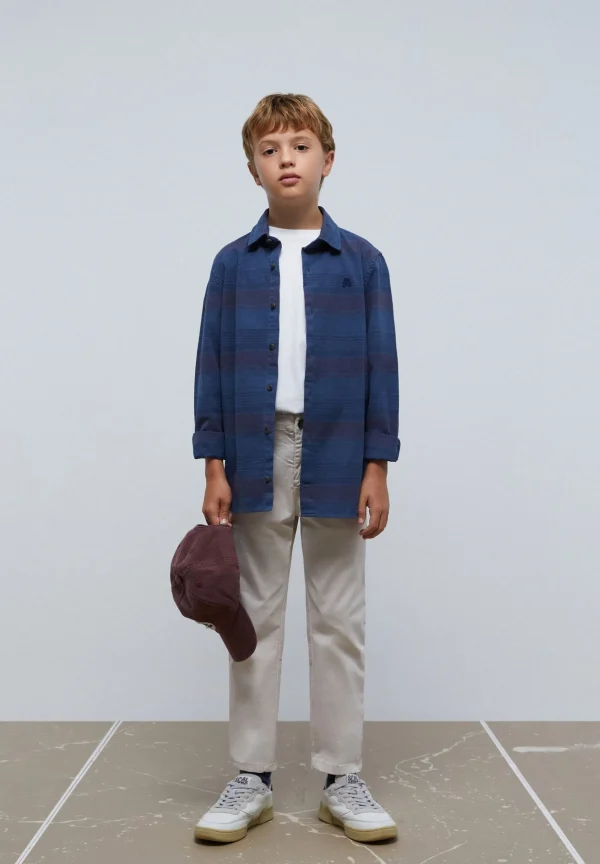 scalperscompany Camisa Denim Rayas-Niños Camisas