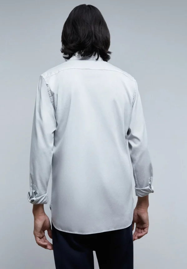 scalperscompany Camisa Lavada Calavera-Hombre Camisas