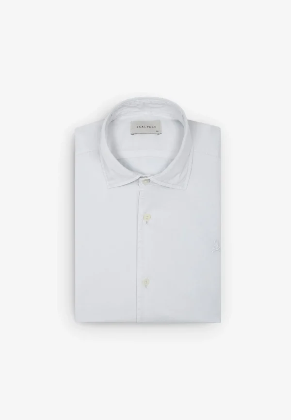 scalperscompany Camisa Lavada Calavera-Hombre Camisas