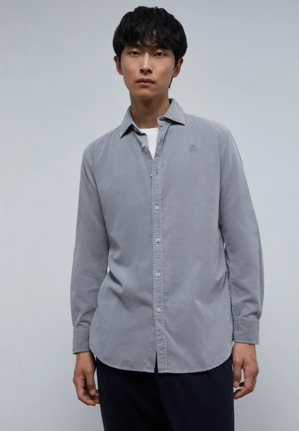 scalperscompany Camisa Micropana Calavera-Hombre Camisas