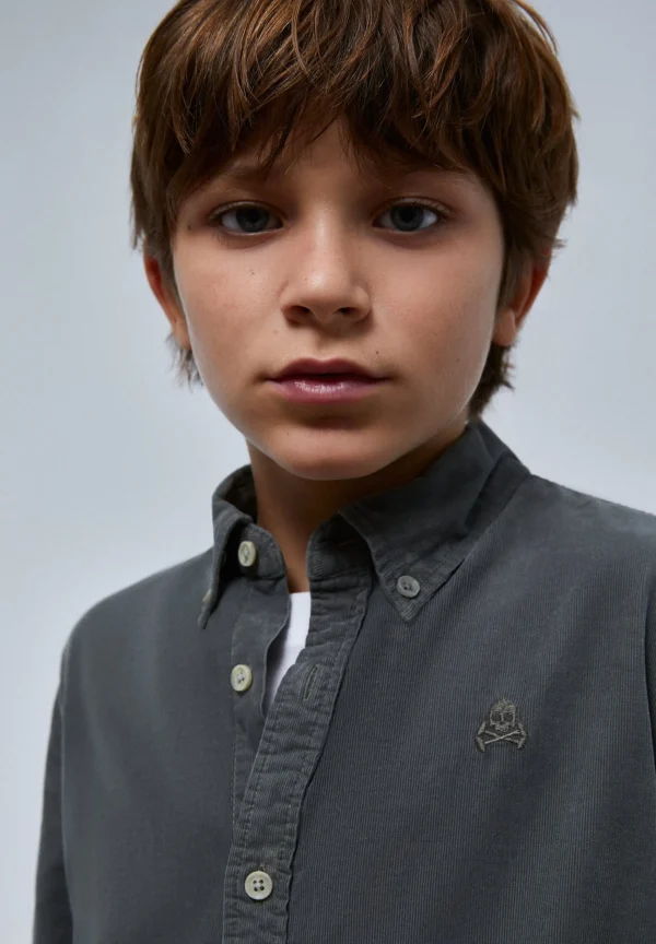 scalperscompany Camisa Micropana Calavera-Niños Camisas
