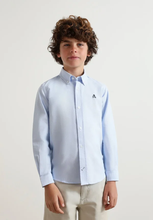 scalperscompany Camisa Oxford Cuello Botones-Niños Mini Me