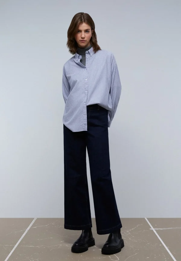 scalperscompany Camisa Oxford Cuello Botones-Mujer Camisas Y Blusas
