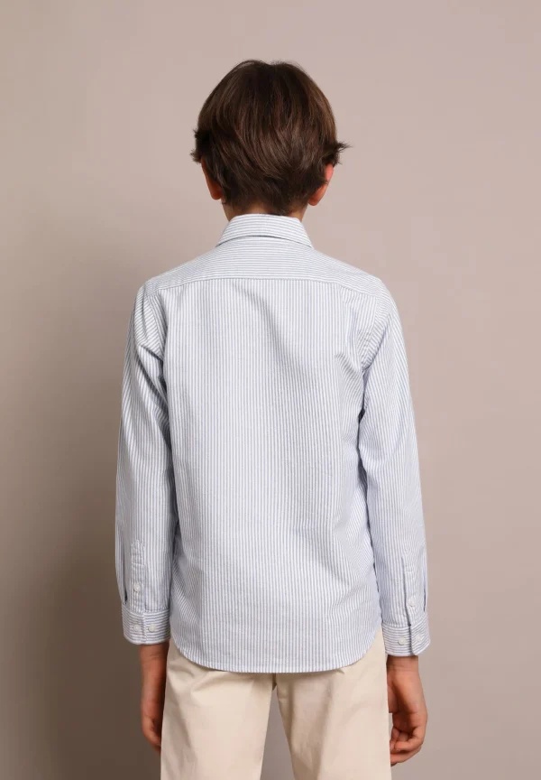 scalperscompany Camisa Oxford Cuello Botones-Niños Mini Me
