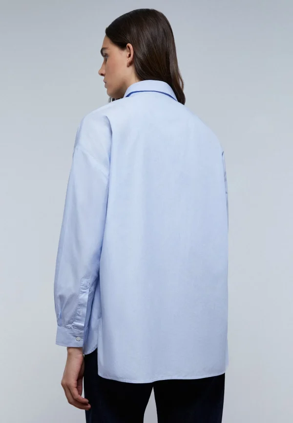 scalperscompany Camisa Oxford Cuello Botones-Mujer Camisas Y Blusas