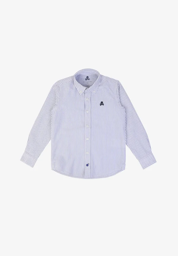 scalperscompany Camisa Oxford Cuello Botones-Niños Mini Me