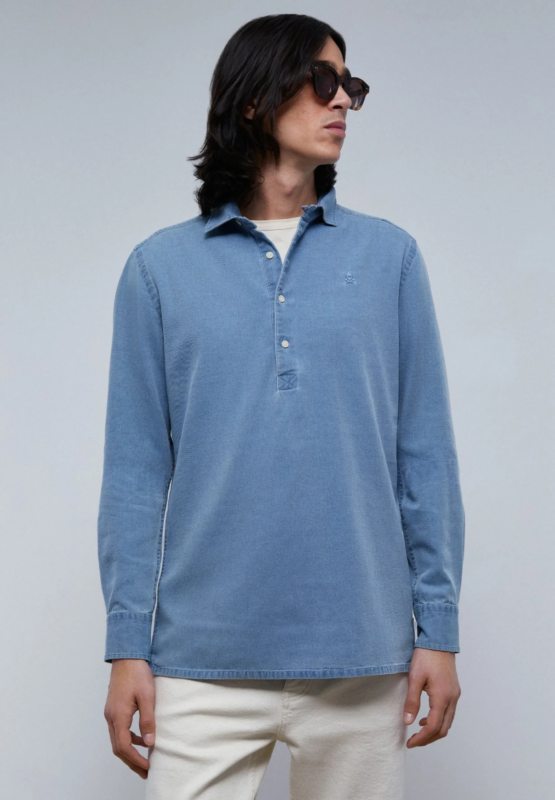 camisa_polera_denim_0.webp scalperscompany Camisa Polera Denim-Hombre Camisas