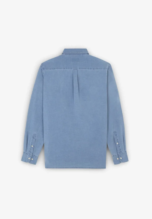 scalperscompany Camisa Polera Denim-Hombre Camisas